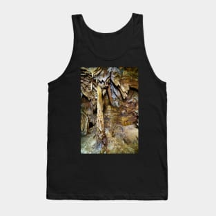 Closeup of stalactites and stalagmites Tank Top